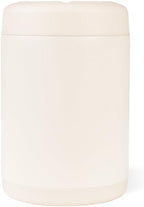 HydroJug Standard Can Cooler - 2-in-1 Insulated Can Cooler Cup - Stainless Steel Can Holder with Non-Slip Rubber Base - Screw-Top Lid - Dishwasher Safe - 12oz, Cream