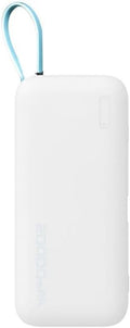 Case for CUKTECH CP25 20000mah 55W, Power Bank Shockproof Silicone Case, Dustproof Protective Soft Cover (Transparent)