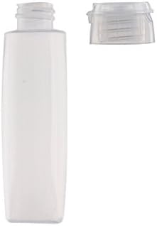 OTO 6 Pack Travel Size Plastic Squeeze Bottles for Liquids, 30ml/1 Fl. Oz TSA Approved Makeup Toiletry Cosmetic Containers