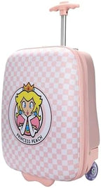 Bioworld Super Mario Brothers Princess Peach Kids' 16.5" Wheeled Luggage