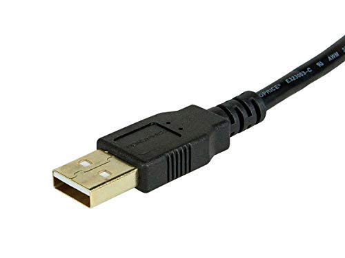 Monoprice USB Type-A to USB Type-A Female 2.0 Extension Cable - 6 Feet - Black (3 Pack) 28/24AWG, Gold Plated Connectors