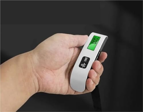 Portable 50KG Handheld Electronic Weight Scale, Mini Hanging Scale for Luggage, Travel & Home Use - Accurate & Compact Weighing Solution