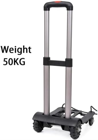 Heavy Duty Folding Hand Truck Portable Trolley Cart for Luggage & Shopping Foldable Sack Wheel Barrow for Home Use Travel & Moving Lightweight Design