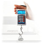 Portable Digital Hanging Scale 50kg/10g - Lightweight, Accurate, Easy-to-Use - Ideal for Shipping, Groceries, Home, Travel, and Luggage - Compact Design for Convenience