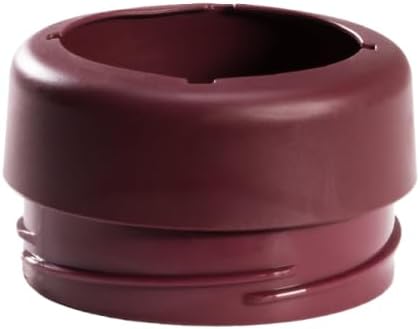 HydroJug Slim Can Cooler - 2-in-1 Insulated Can Cooler Cup - Stainless Steel Slim Can Holder with Non-Slip Rubber Base - Screw-Top Lid - Dishwasher Safe - 12oz, Merlot