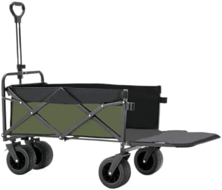 Portable Folding Beach Cart, Lightweight Outdoor Trolley for Camping & Picnic, Easy-Throw Design for Beach Activities & Travel, Ideal for Food & Gear Transport