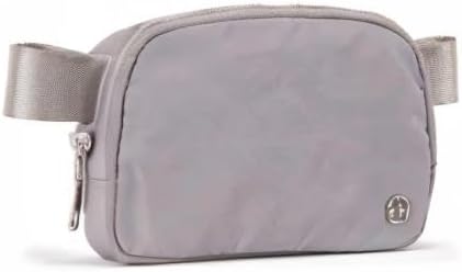 Pander Belt Bag for Women, Fashion Waist Packs, Crossbody Bags with Adjustable Strap (Light Grey).