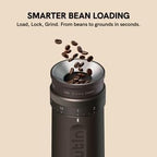 OutIn Mino with Fino, Portable Electric Espresso Machine with Portable Electric Coffee Grinder (Brown & Brown)