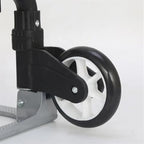Heavy Duty Folding Hand Truck Collapsible Utility Cart with Wheels for Luggage Cargo & Household Shopping Portable Trolley for Easy Transport