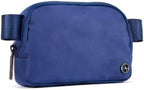 Pander Cross Body Fanny Pack for Women, Fashion Waist Packs, Crossbody Bags, Belt Bag with Adjustable Strap (Blue Perennial).
