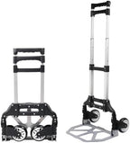 Foldable Portable Hand Truck Lightweight Collapsible Trolley Cart for Luggage Shopping & Travel Ideal for Home Use & Easy Transport