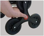 Rolser I-Max MF 6 Wheel Stair Climber Foldable Shopping Trolley - Burdeos
