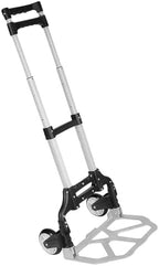Foldable Portable Hand Truck Lightweight Collapsible Trolley Cart for Luggage Shopping & Travel Ideal for Home Use & Easy Transport