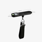 Portable Luggage Scale, Portable Luggage Scale, Electronic Scale, Travel Bag, Hand Held Scale, Hanging Scale(Black)