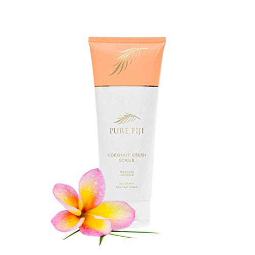 Pure Fiji Bath Gift Set Hydrate & Polish Kit - Spa Gift Sets For Women and Men Include - Coconut Body Scrub and Hydrate Body Lotion for Dry Skin - Spa Gift Sets For Women, Scent Mango