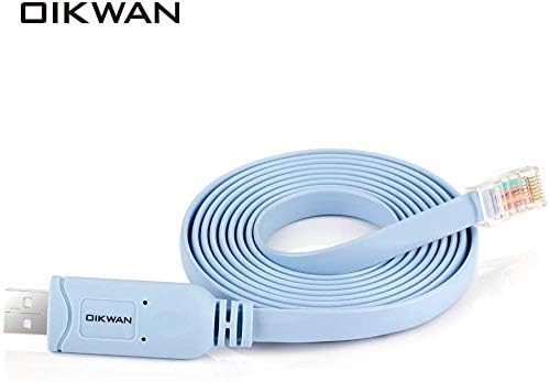 Console Cable USB to RJ45, USB Cable Compatible with Routers/Switch/Windows 7, 8,10,11 (10ft)