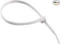 Gardner Bender 46-310 DoubleLock Cable Tie, 11 inch, 75 lb, Electrical Wire and Cord Management, Nylon Zip Tie, 100 Pk, Natural White