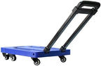 Heavy Duty Folding Hand Truck Cart Portable Trolley for Camping Travel Luggage Home and Grocery Compact Foldable Design for Easy Storage and Transport