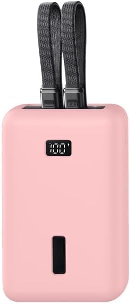 for Anker Zolo 20000mAh 30W Case - Soft Silicone Protective Cover, Drop-Resistant Power Bank Sleeve, Anti-Slip Portable Charger Skin for Travel Daily Use (Pink)