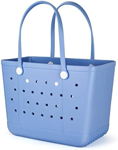 Lightweight Extra large Rubber Beach Bag Small mini Tote Bag for Gym Waterproof medium Open Handbag for Pool Sports