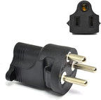 Ceptics Denmark Travel Power Plug Adapter Accepts USA NEMA 5-15R - ETL Certified - Industrial Grade (IG-20-5PK)