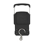 Portable Luggage Scale, Electronic Weighing Digital Scale LCD 75Kg 10g Luggage Scale Hanging Hook Fishing Scale with Measuring Tape