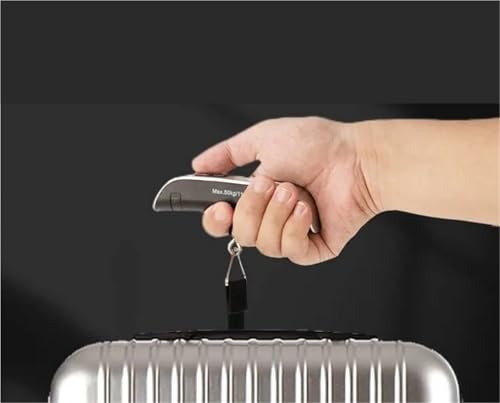 Portable 50KG Handheld Electronic Weight Scale, Mini Hanging Scale for Luggage, Travel & Home Use - Accurate & Compact Weighing Solution
