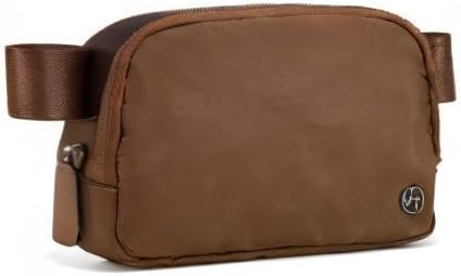Pander Cross Body Fanny Pack for Women, Fashion Waist Packs, Crossbody Bags, Belt Bag with Adjustable Strap (Coca Mocha).