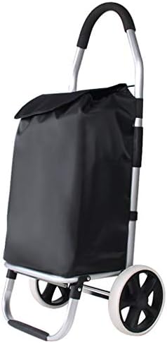 Folding Camping Wagon on Wheels Portable Shopping Trolley Cart Lightweight Hand Truck for Groceries Luggage & Camping Gear Easy to Store & Transport