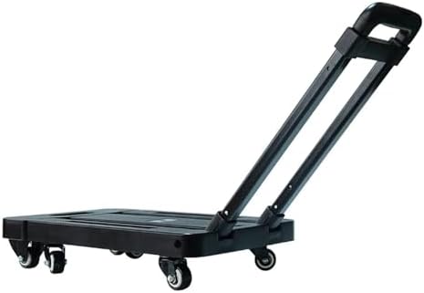 Heavy Duty Folding Hand Truck Portable Trolley for Luggage Camping Outdoor Use and Home Storage Compact Lightweight Multi Purpose Utility Cart