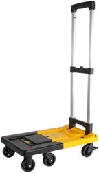 Folding Utility Cart with Wheels Portable Trolley for Goods Lightweight Luggage Cart Compact Hand Truck for Home & Travel Heavy-Duty Folding Dolly