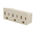 Leviton 007-00697-00W 15A 125V White Triple Outlet Adapter