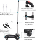 Heavy Duty Folding Hand Truck Portable Foldable Sack Trolley Travel Luggage Cart & Shopping Cart for Easy Moving and Transport Wheel Barrow for Grocery and Travel.