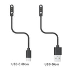 Vancle 2 Pack VeryFit Smartwatch Charger Cable, Magnetic USB Charging Cable for Veryfit Smart Watch ID205L, ID205U, IDW28, ID207, IDW13, IDW15, IDW19, ID208 Plus, ID208BT, ID206 and More