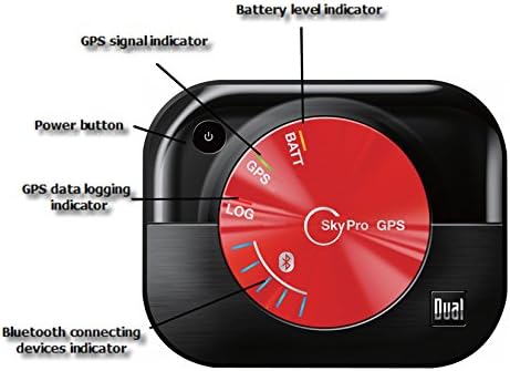 Dual Electronics XGPS160 Multipurpose Universal 5 Device Bluetooth GPS Receiver with Wide Area Augmentation System and Portable Attachment