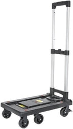 Folding Platform Cart with Wheels Portable Trolley for Delivery Goods Luggage Cart Small Hand Truck Domestic Use Utility Trailer