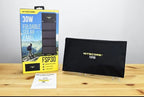 NITECORE FSP30 30W Portable Solar Charger, USB-A & USB 3 Output Ports, High Efficent 4 Foldable Panels for Camping Hiking Van RV Trip Compatible with Phones and Tablets with Nitecore Sticker