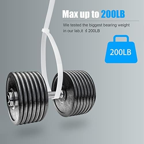 Armpow 18 inch Black Zip Ties Heavy Duty 500 PACK, 200 LBS Ultra Exclusive Strong Plastic Wire Ties, Large Cable Ties Extra Long Tie Wraps, Indoor and Outdoor UV Resistant