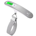 ROTOPATA Digital Luggage Travel Scale with Overweight Warning Function, Portable Handheld Electronic Weighing Scale with Hook, 50kg and Backlit LCD Display Screen Design for Suitcase Baggage