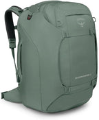 Osprey Sojourn Porter 65L Travel Backpack - Carry-On Compliant Luggage with StraightJacket Compression and Padded Laptop Sleeve - Durable Pack for International or Urban Travel, Koseret Green