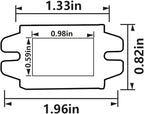 10Pcs 12V to 6V Car Power Voltage Converter DC 9V-22V 12V to 6V Buck Voltage 3A 18W Waterproof DC Step Down Volt Module Power Supply Board Compatible with Car Vehicle Automotive LED Display Radio