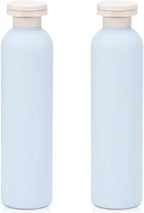 8.8 oz Travel Shampoo Bottles, Refillable Flip Cap Squeeze Bottles for Toiletries, Large Leakage-proof Travel Shampoo and Conditioner Bottles (Blue)