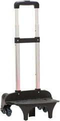 Backpack Trolley Foldable Trolley Cart 6 Wheels Rolling-Luggage Carts Aluminium Alloy Luggage Hand Cart for Bags