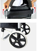 Folding Camping Wagon on Wheels Portable Shopping Trolley Cart Lightweight Hand Truck for Groceries Luggage & Camping Gear Easy to Store & Transport