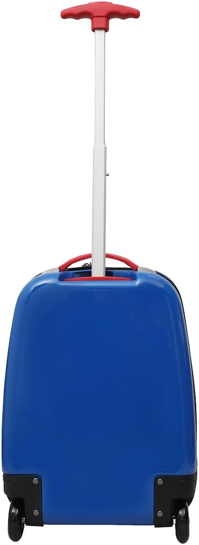 Bioworld Super Mario 16.5-Inch ABS Youth Carry-on Luggage with Trolley Handle for Toddler