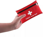 Travel Survival First Aid Emergency Kit – 95 Pieces – Compact & Lightweight Emergency Medical Kit for Carry On, Backpacking, and Road Trips