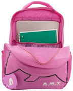 AI ACCESSORY INNOVATIONS Sonic The Hedgehog Backpack for Boys & Girls, Bookbag with Adjustable Shoulder Straps & Padded Back, Amy Rose 16 Inch Schoolbag with 3D Features, Durable School Bag for Kids