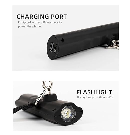 Electrons Rechargeable Digital Luggage Scale - 2600mAh Portable Charger & LED Flashlight