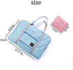 4PCS Foldable Travel Duffel Bag Tote Carry on Luggage Bag Spirit Airlines Personal item Sports Gym Bag Water Resistant Weekender Overnight Bags for Women and Men (Mix Colors)