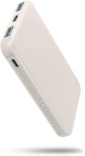S22 Portable Charger, Mini Colorful Power Bank, PowerNano, 5000mAh External Battery Pack Compatible with iPhone 15/14/13/12/11/X All Series and Android Phone,Apricot